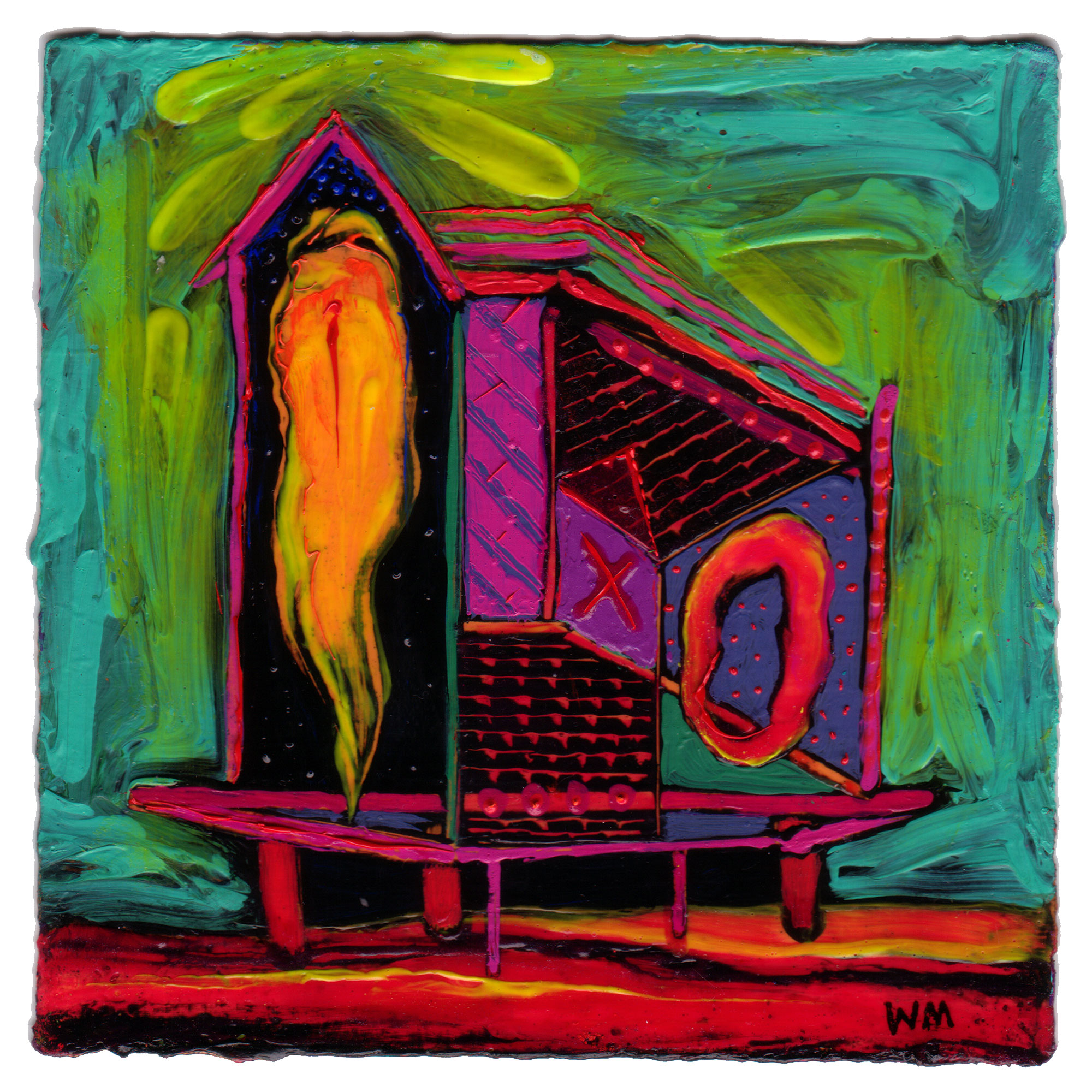 Willie Marlowe Caribbean paintings