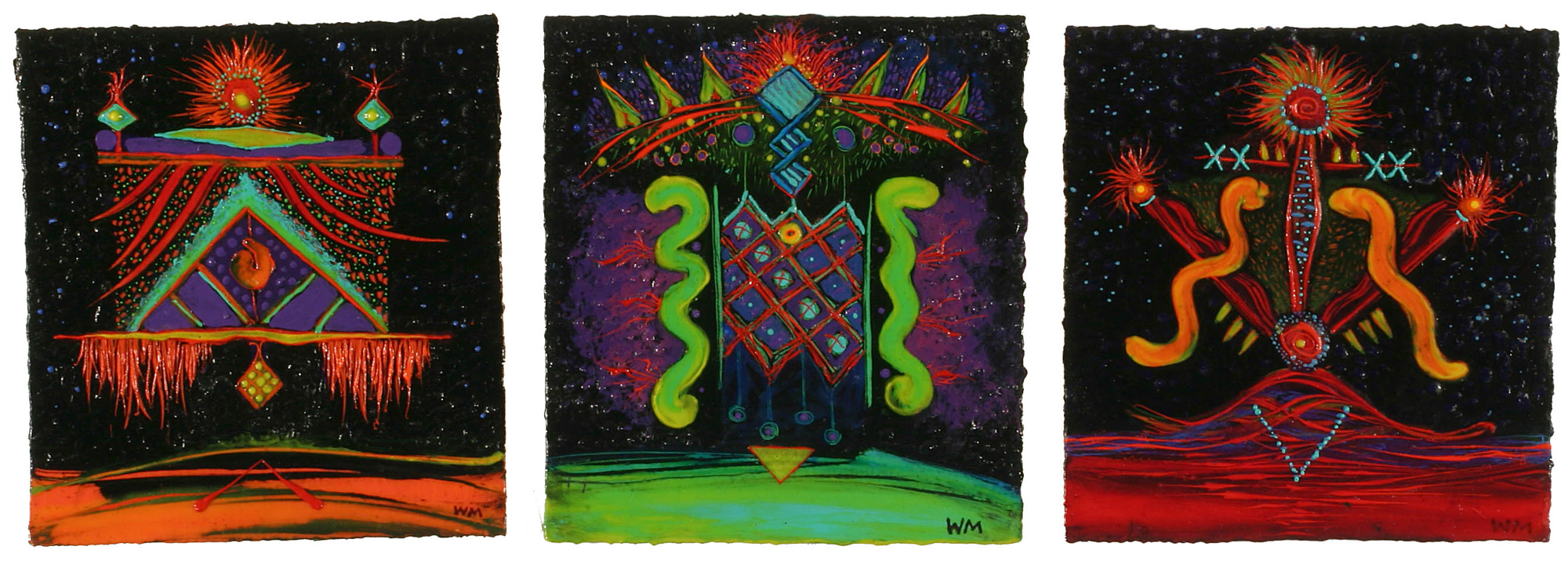 Willie Marlowe Caribbean paintings