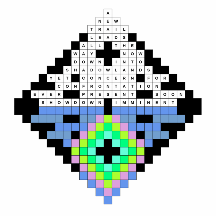 Willie Marlowe Visual Poetry Diamond Ziggurat #3