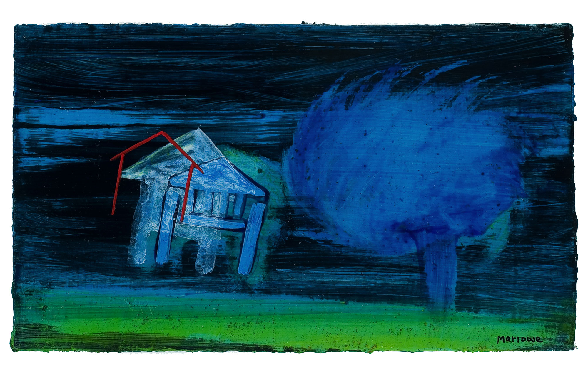 Willie Marlowe Caribbean paintings