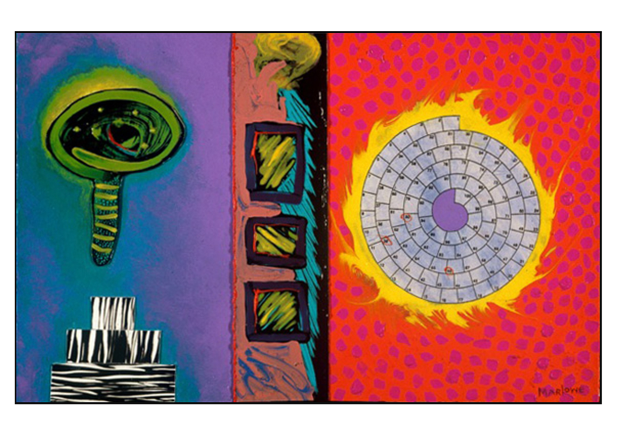 Willie Marlowe Collage Diptych #II