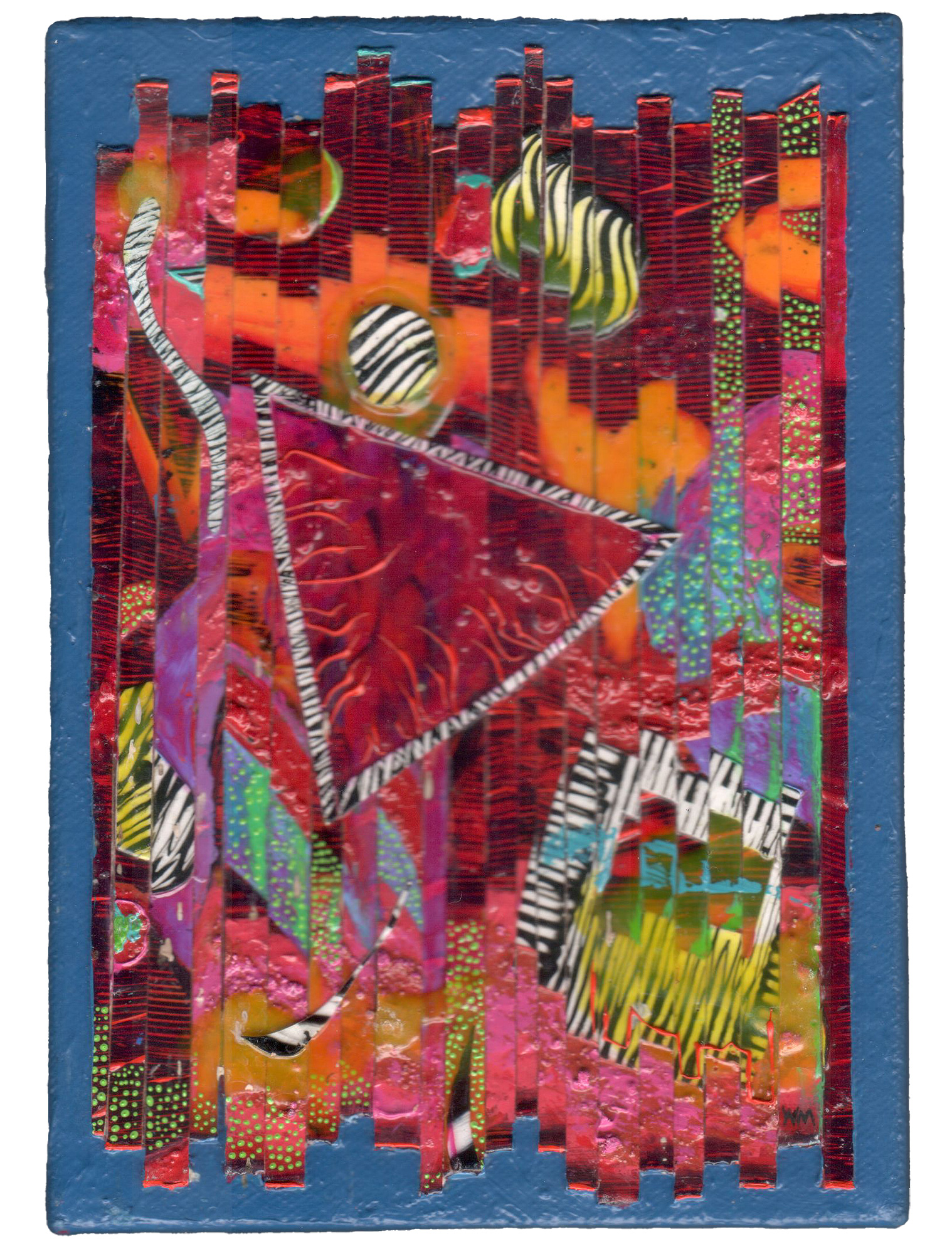 Willie Marlowe Painted and Sliced Paper #4