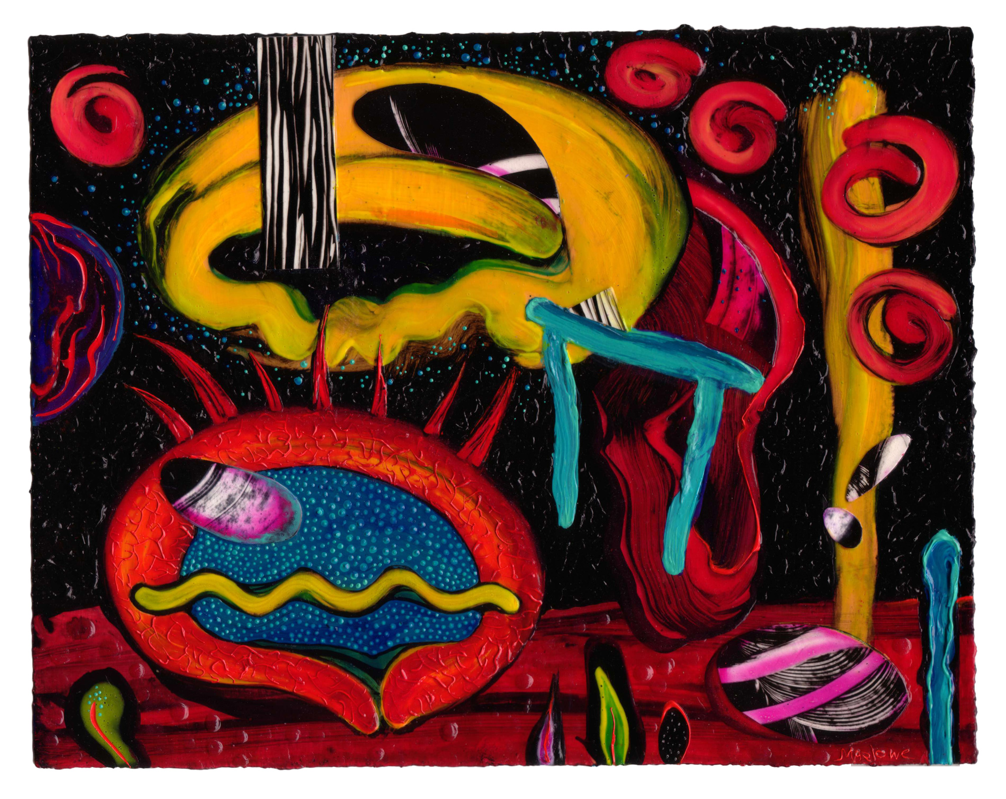 Willie Marlowe Spirals in a Black Night