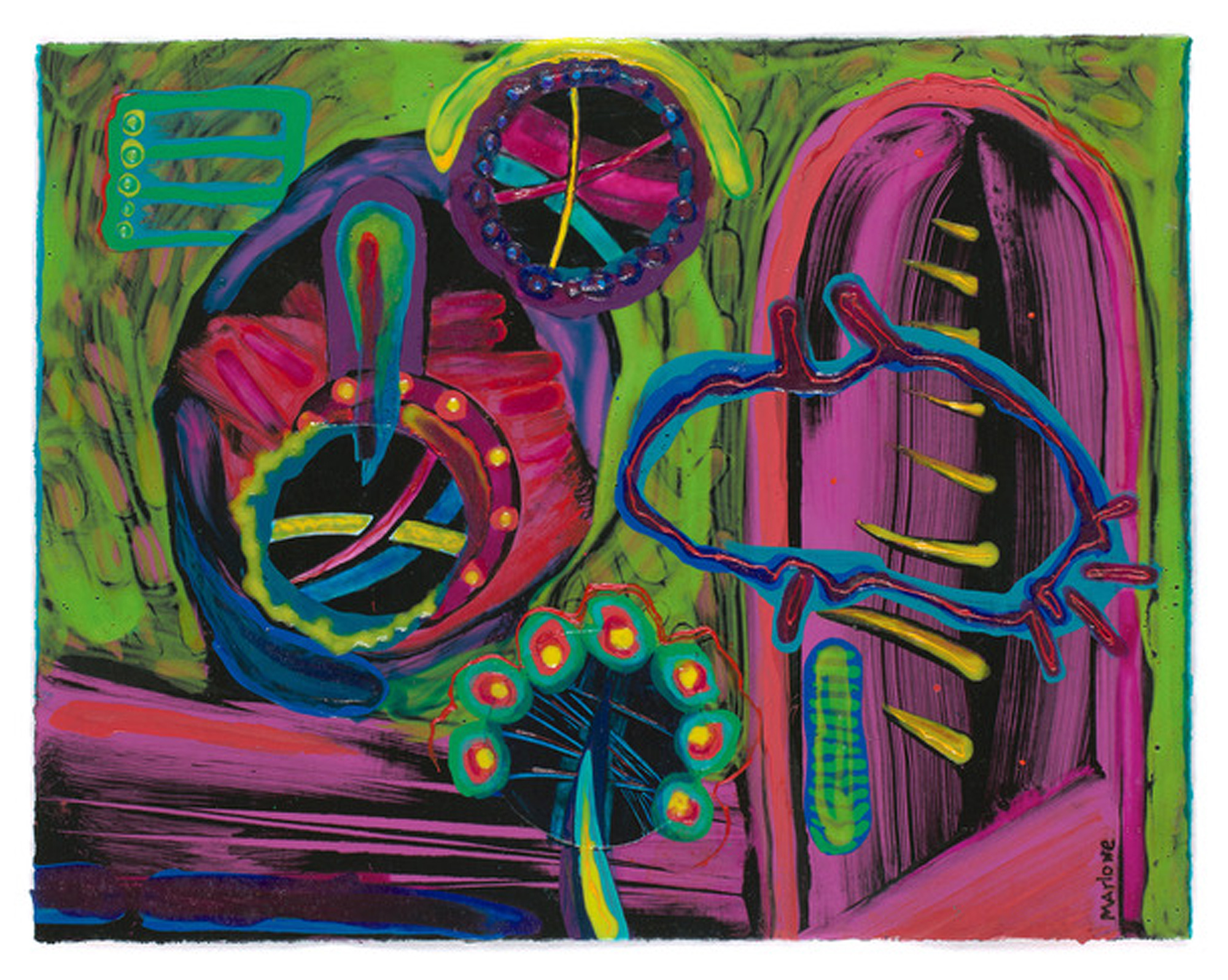 Willie Marlowe painting